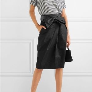 NWT J.Crew petite tie-waist seersucker skirt